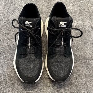 Sorel RNEGD Women’s Charcoal and Black Sneakers (Waterproof)